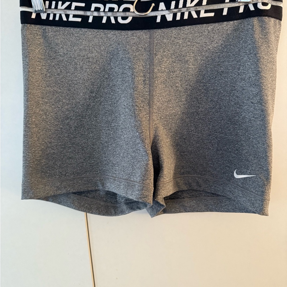Nike Women's Gray Pro Shorts